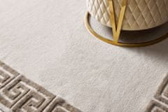 Diamond Carpets Ručne viazaný kusový koberec Greek DESP P86 Ivory White Antique Mud 80x150