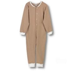 Oli&Oli Detské pyžamo - overal - krémová farba (veľkosť 92)