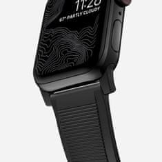 Nomad Rugged Band - Odolný remienok pre Apple Watch 45 / 49 mm, čierny