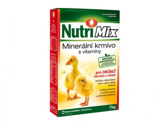 eoshop Krmivo NUTRI MIX pre výkrm a odchov hydiny 1kg