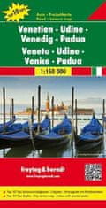 Freytag & Berndt AK 0621 Benátky, Udine, Padova 1:150 000 / automapa + rekreačná mapa