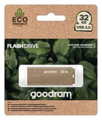 GoodRam 32GB USB Flash 3.0 UME3 ECO FRIENDLY hnedá