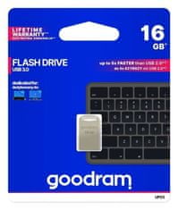 GoodRam 16GB USB Flash 3.0 UPO3 strieborná