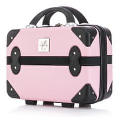 SEMI LINE Kozmetický kufrík Vintage Pink/Black