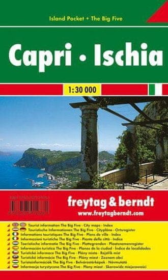 Freytag & Berndt AK 0606 IP Capri - Ischie 1:30 000 + Veľká päťka / vreckové lamino