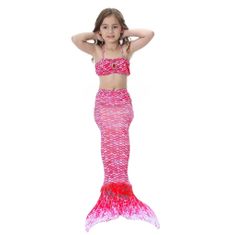 Surtep Kostým morskej panny 3-pack Pink Virgin, (Veľkosť 130)