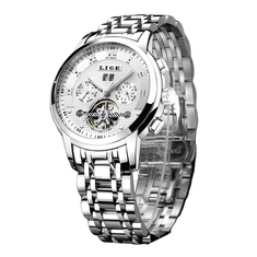 Lige Pánske hodinky luxusné automatické – 9841-6 + dárek ZDARMA