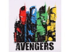 MARVEL COMICS Avengers Marvel Chlapčenské pyžamo s krátkym rukávom v bielej a námorníckej modrej, letné pyžamo 11-12 let 146/152 cm