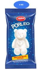Aldiva Porleo biely čokoládový medvedík 50g (4 ks)