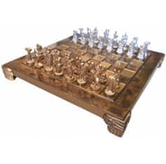 Manopoulos Šachy kovové Malá sfinga - hnedá