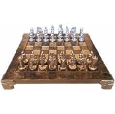 Manopoulos Šachy kovové Renesančné - hnedá