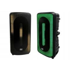 Bass Bluetooth reproduktor s diaľkovým ovládačom, mikrofónom, rádiom a funkciou karaoke BASS