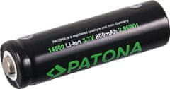 PATONA nabíjacia batéria 14500 Li-lon 800mAh PREMIUM 3,7V