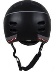 4DAVE SAFE-TEC Múdra Bluetooth helma/ SK8 Black L