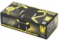 Black Mamba Pracovné rukavice z nitrilu čierne L veľkosť 9 - L 50 párov