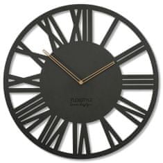 Flexistyle Nástenné hodiny Loft Adulto 50cm, z219 čierna
