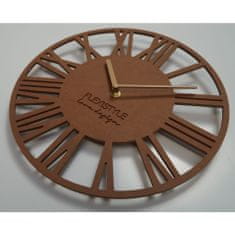 Flexistyle Nástenné hodiny Loft Piccolo bronze z219-9a-dx, 30 cm