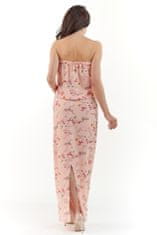Dámske kvetované šaty Lynene A219 ružová M