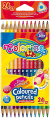 Colorino Obojstranné pastelky 24 farieb