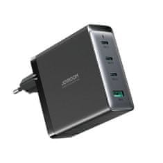 Joyroom Gan Ultra sieťová nabíjačka USB / 3x USB-C 140W + kábel USB-C, čierna