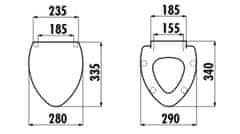 Creavit KID WC sedátko duroplast, kovové pánty, farebná potlač (KC3041.0F) KC0802.01.1 - CREAVIT