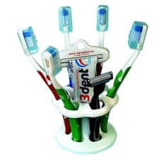 STREFA Držiak na zubné kefky priemer 10,5x8cm (6 kefiek) plast
