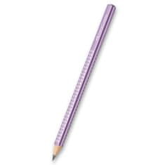Faber-Castell Grafitová ceruzka Sparkle Jumbo perleťové odtiene, fialová