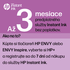 HP ENVY 6420e All-in-One atramentová tlačiareň, HP+, Instant Ink (223R4B)