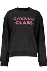 Cavalli Class  Perfektná Dámska Mikina Čierna Farba: čierna, Veľkosť: XS