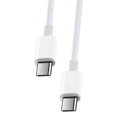 maXlife Kábel USBC-USBC 1m 20W biely MAXLIFE OEM0100929