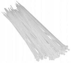 Dedra Biele pevné káblové pásky 3,6 x 200 mm 100 ks
