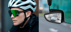 TriEye Okuliare so spätným zrkadlom View Sport Revo Max Blue, Medium
