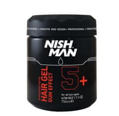 NISHMAN Gél na vlasy Gum effect hair gel 5+ 750 ml.