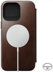 Púzdro Nomad Leather MagSafe Folio, brown - iPhone 14 Pro Max (NM01233985)