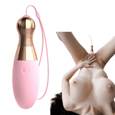 Vibrabate Silikónový vibrátor na vajcia, usb masážny prístroj