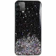 WOZINSKY Wozinsky Star Glitter silikónové puzdro pre Samsung Galaxy A72 5G - Čierna KP8817