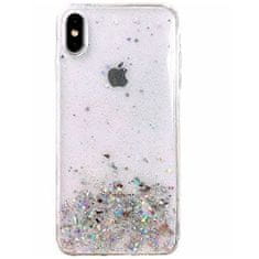 WOZINSKY Wozinsky Star Glitter silikónové puzdro pre Apple iPhone XS Max - Transparentná KP8882