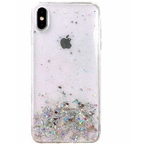 WOZINSKY Wozinsky Star Glitter silikónové puzdro pre Apple iPhone XS Max - Ružová KP8707