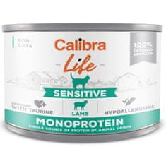 Calibra Cat Life konz. Sensitive Lamb 200g
