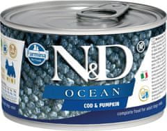 N&D OCEAN Dog konz. Cod & Pumpkin Mini 140 g