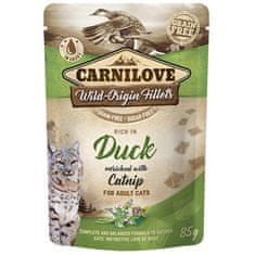 Carnilove Cat vreciek. Rich in Duck Enriched with Catnip 85 g