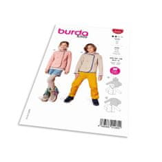 Burda Strih Burda 9236 - Kabátik s kapucňou pre dievčatá a chlapcov