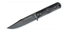 KA-BAR® KB-EK50 Commando Short Clip Point bojový nôž 12,9 cm, čierna, Ultramid, puzdro Celcon