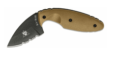 KA-BAR® KB-1477CB TDI ORIGINAL taktický nôž 5,9 cm, pieskovo-hnedá, Zytel, puzdro zytel