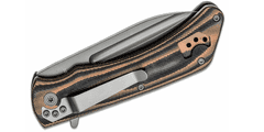 KA-BAR® KB-3066 MARK 98 vreckový nôž 8,9 cm, čierno-hnedá, G10