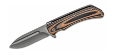 KA-BAR® KB-3066 MARK 98 vreckový nôž 8,9 cm, čierno-hnedá, G10