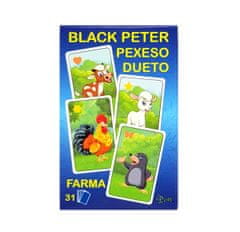 Deny Hra čierny Peter 3v1 Farma 