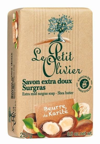Le Petit Olivier Extra jemné mydlo - Bambucké maslo, 250g