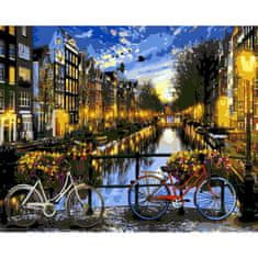 PIPPER. Maľovanie podľa čísiel "Amsterdam" 50x40 cm, plátno vypnuté na ráme