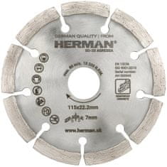 HERMAN Diamantový kotúč BD-20 Agressa 115x22,2mm | H=7mm